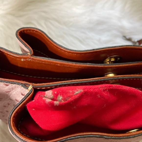 Dooney and Bourke Ostrich Mini Barlow Crossbody - Picture 9 of 12